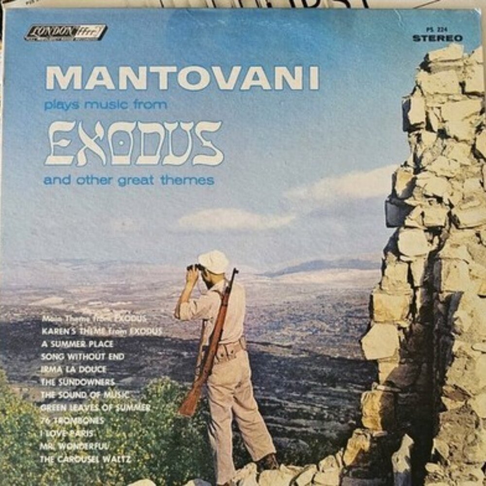 Mantovani & Orchestra Music from the Movie Exodus Vinyl LP London records